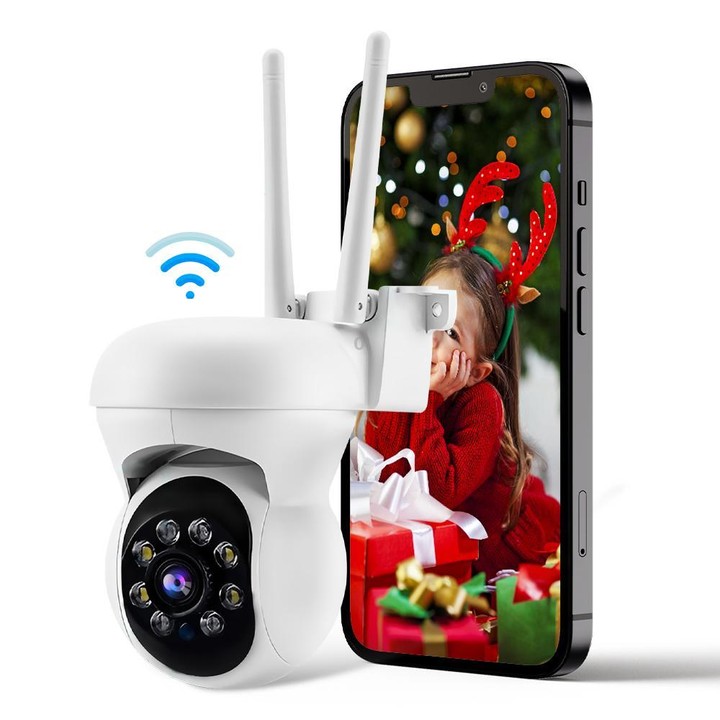 K21 1080P 360-degree Panoramic Waterproof Surveillance Camera(White)