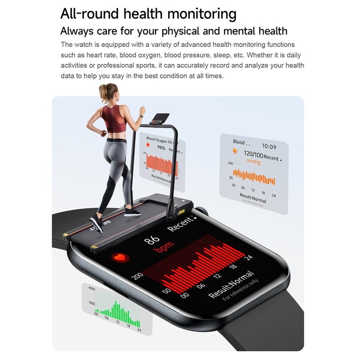 QS09 1.85 inch AMOLED Screen Ultra-Thin Smart Watch, Support Health Monitoring, Multiple Sports Modes(Dark Gray)