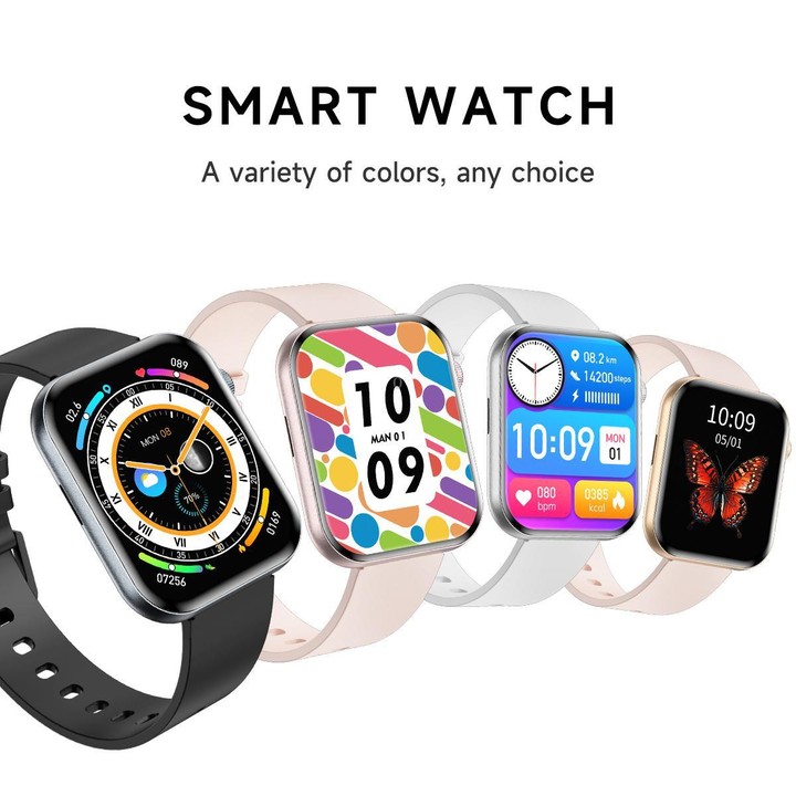 QS09 1.85 inch AMOLED Screen Ultra-Thin Smart Watch, Support Health Monitoring, Multiple Sports Modes(Dark Gray)
