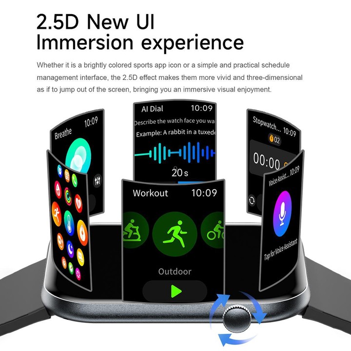 QS09 1.85 inch AMOLED Screen Ultra-Thin Smart Watch, Support Health Monitoring, Multiple Sports Modes(Silver)