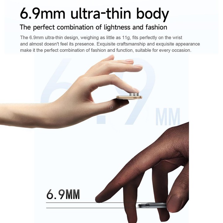 QS09 1.85 inch AMOLED Screen Ultra-Thin Smart Watch, Support Health Monitoring, Multiple Sports Modes(Silver)