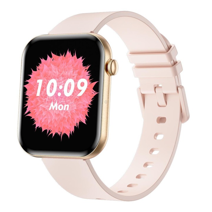 QS09 1.85 inch AMOLED Screen Ultra-Thin Smart Watch, Support Health Monitoring, Multiple Sports Modes(Gold)