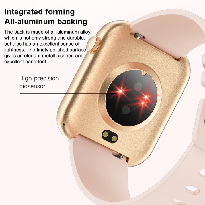 QS09 1.85 inch AMOLED Screen Ultra-Thin Smart Watch, Support Health Monitoring, Multiple Sports Modes(Pink)