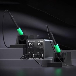 MECHANIC A210 Max Intelligent Constant Temperature Double-station Soldering Station, Plug:US Plug