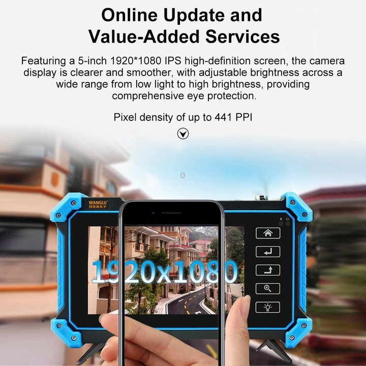 IPC-5200CPlus Network Engineering Treasure Simulated Coaxial SDI Integrated Video Surveillance Tester, Plug:AU Plug