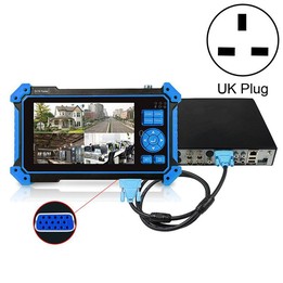 HD-3100Pro Engineering Treasure 5 in 1 Coaxial Video Surveillance Tester, Plug:UK Plug