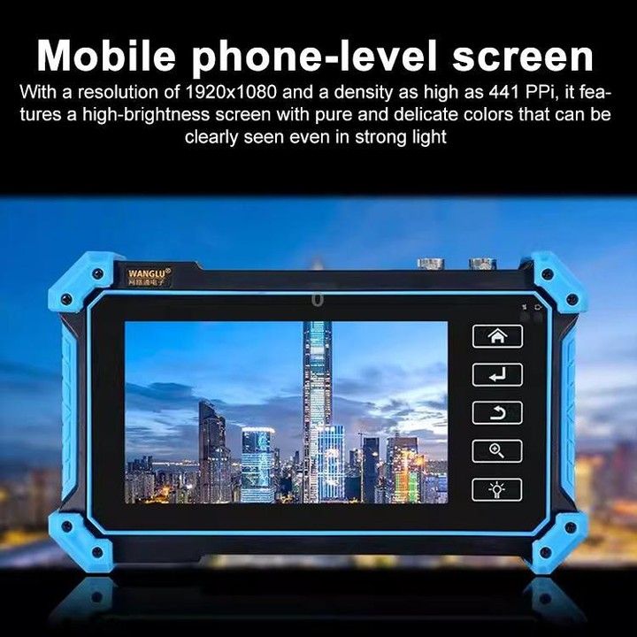 IPC-5100 Plus 4K Network Coaxial Simulation Engineering Video Surveillance Tester, Plug:UK Plug