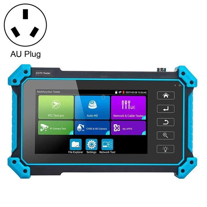 IPC-5100 Plus 4K Network Coaxial Simulation Engineering Video Surveillance Tester, Plug:AU Plug