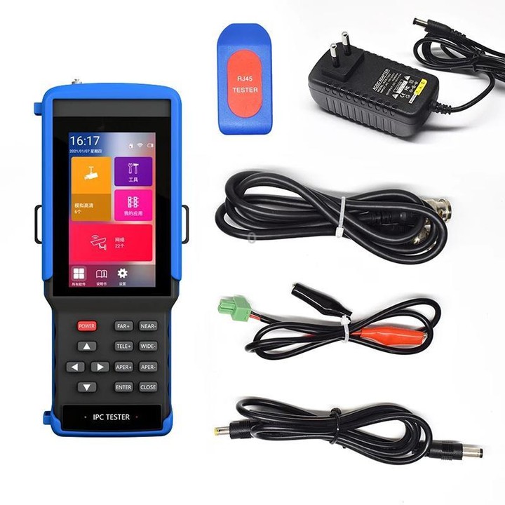 IPC9310Plus 4.5 Inch HD Screen Engineering Tester Network Analog Coaxial Video Surveillance Tester(US Plug)