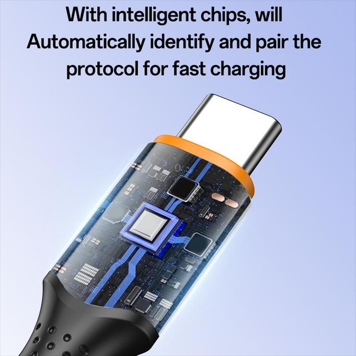 Yesido CA212 140W Type-C to Type-C Super Fast Charging Data Cable, Length: 1.2m(Blue Grey)