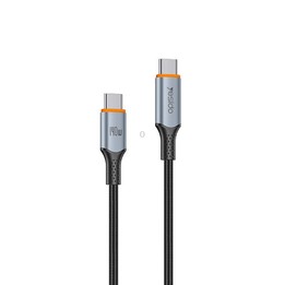 Yesido CA212 140W Type-C to Type-C Super Fast Charging Data Cable, Length: 1.2m(Blue Grey)