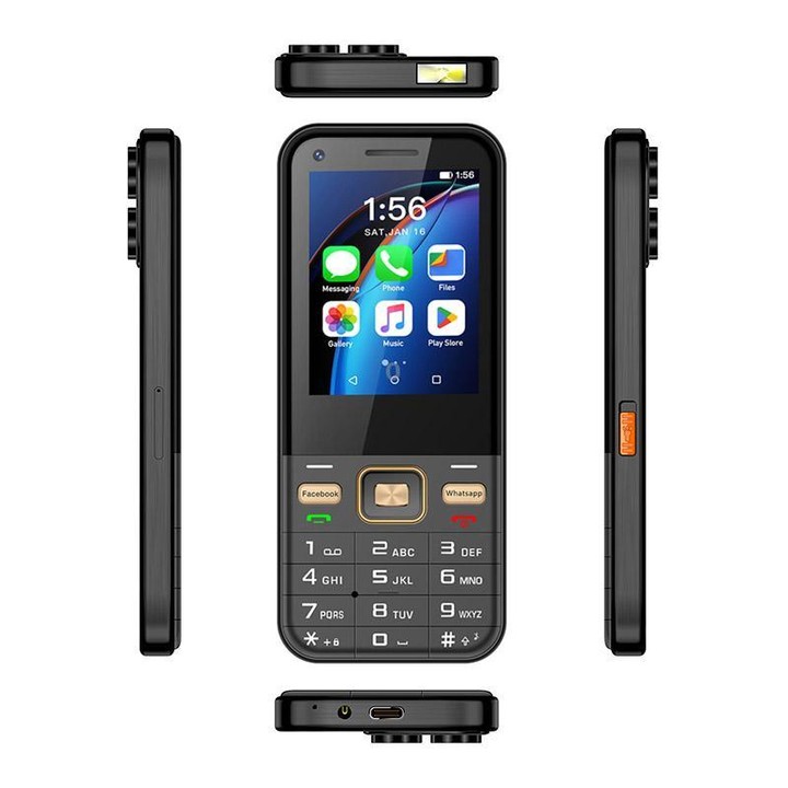 UNIWA F26 Pro Key Phone, 2GB+16GB, 2.8 inch Touch Screen Android 8.1 Mediatek MT6737M Quad Core, 23 Keys, Dual SIM, Network: 4G,