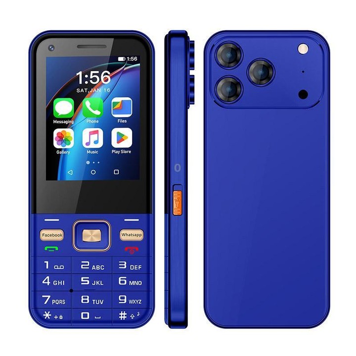 UNIWA F26 Pro Key Phone, 2GB+16GB, 2.8 inch Touch Screen Android 8.1 Mediatek MT6737M Quad Core, 23 Keys, Dual SIM, Network: 4G,