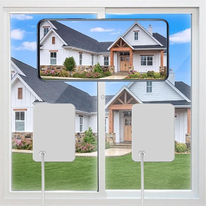 Wireless WiFi Smart Window Surveillance Camera, Specification:5.0GHz(White)