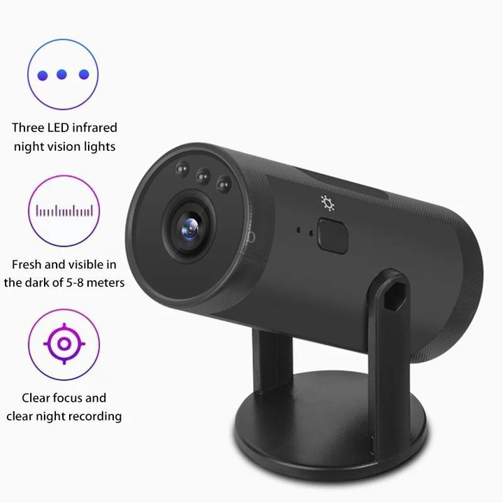 M10 0.3MP WiFi Wireless Remote Monitoring Camera for Home Pets & Kids(Black)
