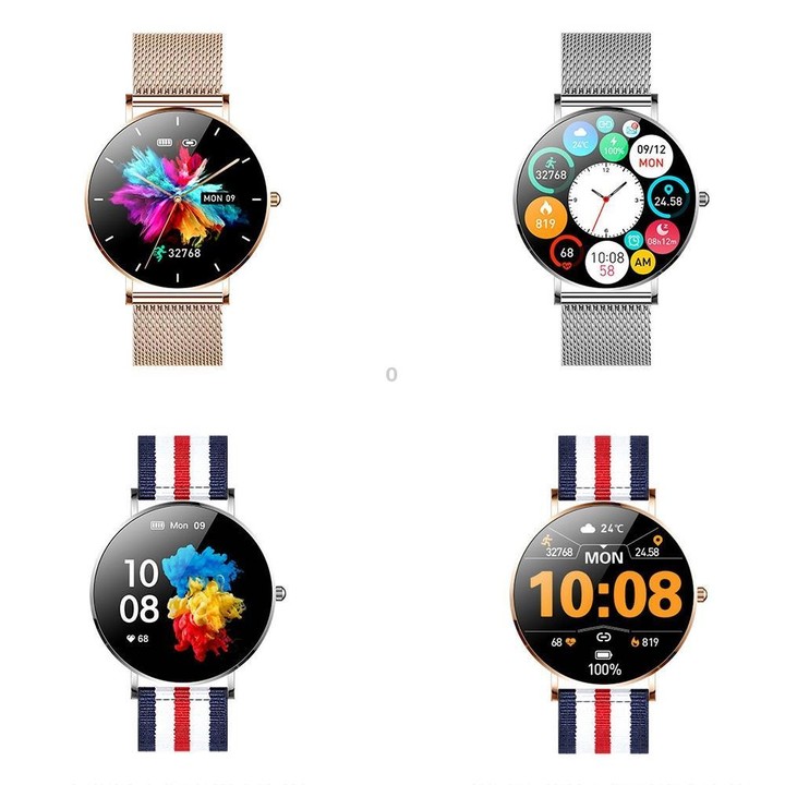 T8 1.3-Inch Heart Rate / Blood Pressure / Blood Oxygen Monitoring Bluetooth Smart Watch, Type:Single Strap(Gold)