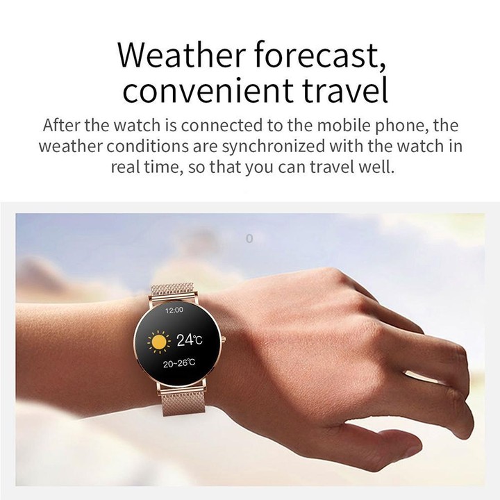 T8 1.3-Inch Heart Rate / Blood Pressure / Blood Oxygen Monitoring Bluetooth Smart Watch, Type:Single Strap(Gold)