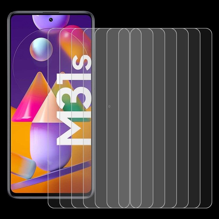 For Samsung Galaxy M31s 50 PCS 0.26mm 9H 2.5D Tempered Glass Film