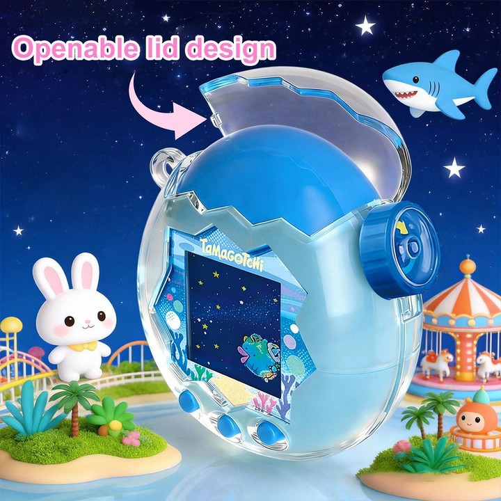 For Tamagotchi Paradise XDcase Virtual Pet Device Crystal Protective Case(Transparent)