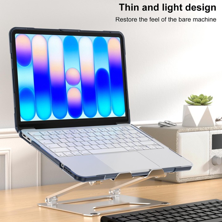 For MacBook Neo 13 inch 2026 A3404 Translucent Laptop Protective Case(Indigo)