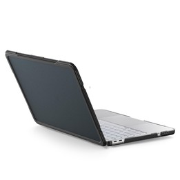 For MacBook Neo 13 inch 2026 A3404 Translucent Laptop Protective Case(Transparent Black)