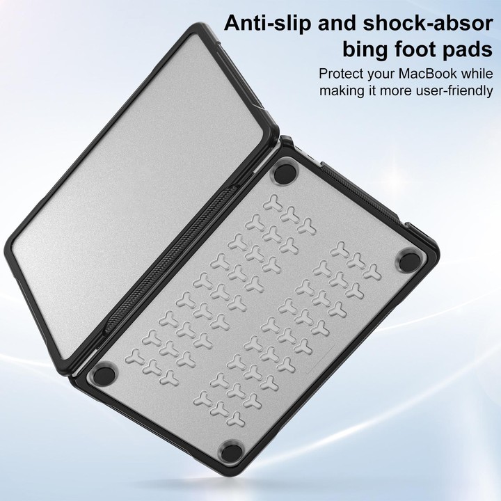 For MacBook Neo 13 inch 2026 A3404 Translucent Laptop Protective Case(Transparent)