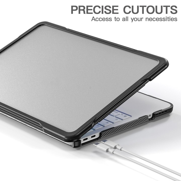 For MacBook Neo 13 inch 2026 A3404 Translucent Laptop Protective Case(Transparent)