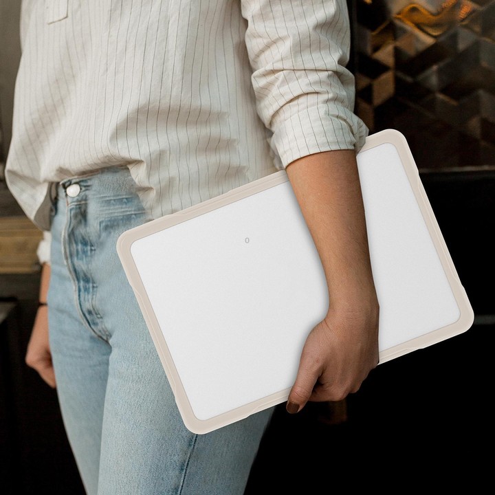 For MacBook Neo 13 inch 2026 A3404 Translucent Laptop Protective Case(Khaki)