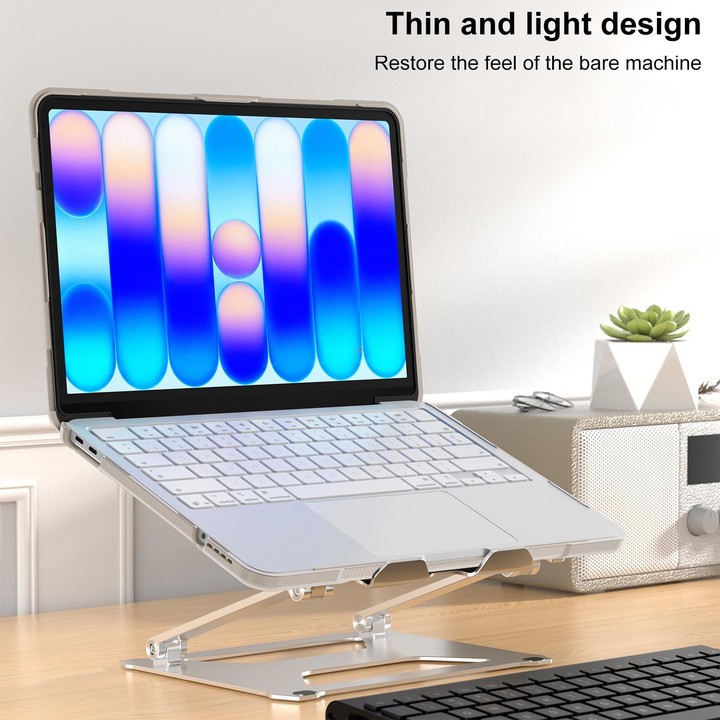 For MacBook Neo 13 inch 2026 A3404 Translucent Laptop Protective Case(Khaki)