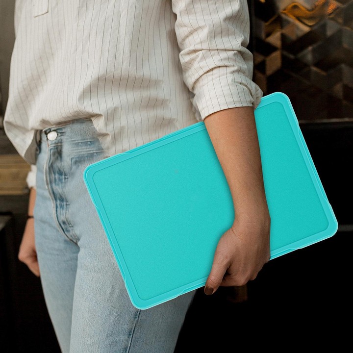 For MacBook Neo 13 inch 2026 A3404 Translucent Laptop Protective Case(Light Blue)