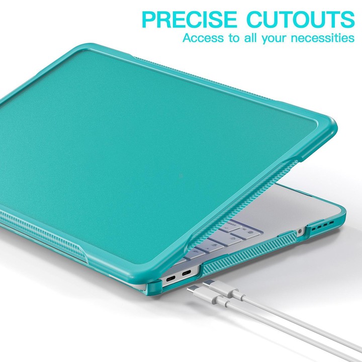 For MacBook Neo 13 inch 2026 A3404 Translucent Laptop Protective Case(Light Blue)