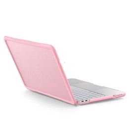For MacBook Neo 13 inch 2026 A3404 Translucent Laptop Protective Case(Pink)