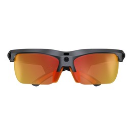 E08 13MP 1080P 30FPS AI Cycling Smart Glasses with Voice / Calling(Black)