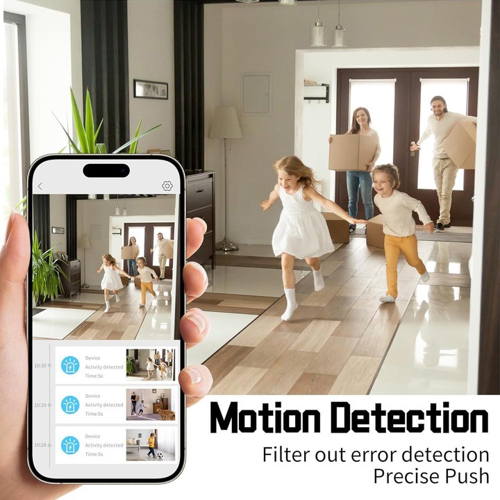 B01 Home HD Smart WiFi Camera, Supports Night Vision and Motion Detection(Black)