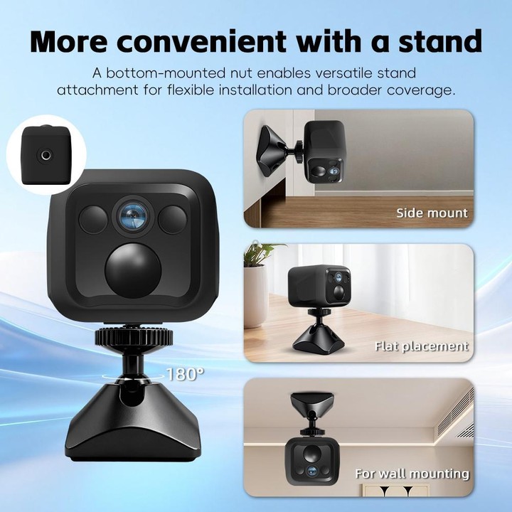 B01 Home HD Smart WiFi Camera, Supports Night Vision and Motion Detection(Black)