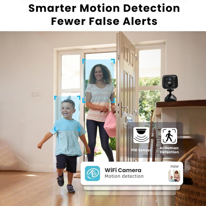 B01 Home HD Smart WiFi Camera, Supports Night Vision and Motion Detection(Black)