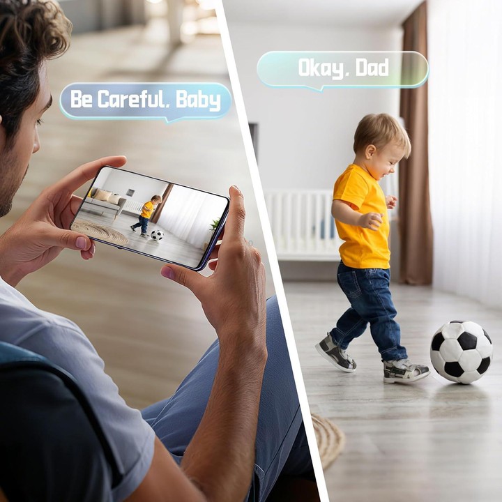 B01 Home HD Smart WiFi Camera, Supports Night Vision and Motion Detection(Black)
