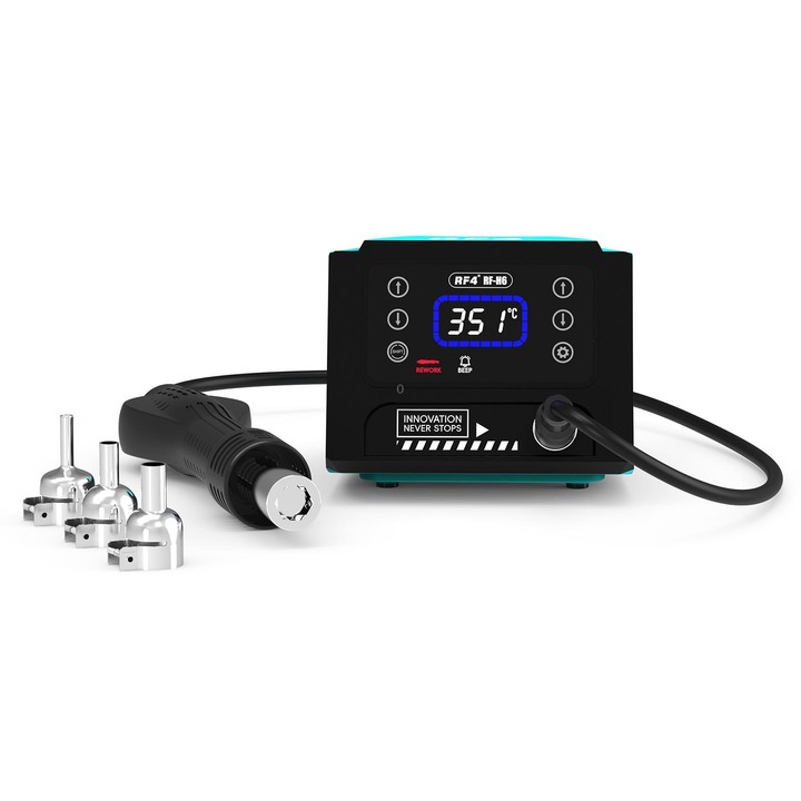 RF4 RF-H6 600W Temperature Control BGA Hot Air Rework Desoldering Station for Mobile Phone Repair(US Plug)