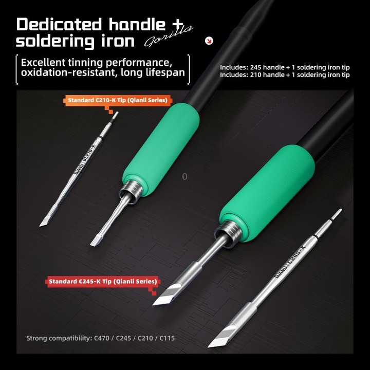 QIANLI H400 400W Smart Soldering Station with HX1 All-in-One Sleep Stand, Plug:EU Plug