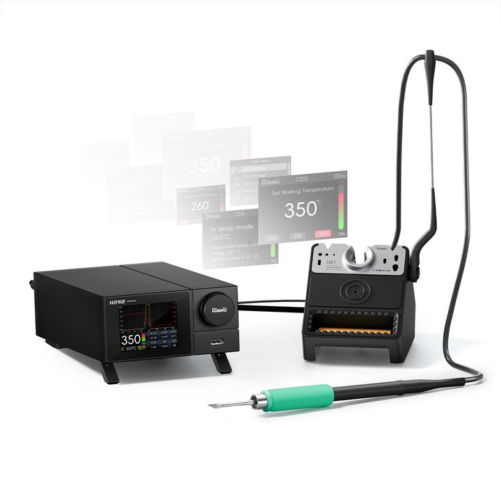 QIANLI H240 240W Smart Soldering Station with HX1 All-in-One Sleep Stand, Plug:EU Plug
