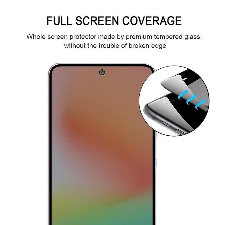 For Galaxy M47 5G High Aluminum Full Screen Silk Printing Tempered Glass Film