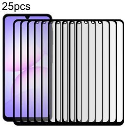 For Galaxy A08 5G 25pcs High Aluminum Full Screen Silk Printing Tempered Glass Film