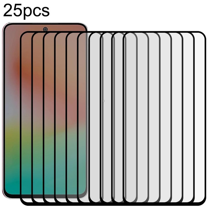 For Galaxy M47 5G 25pcs High Aluminum Full Screen Silk Printing Tempered Glass Film