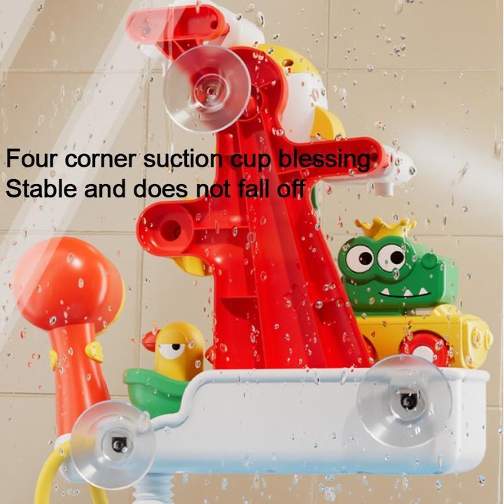 Baby Bath Water Play Shower Duck Interactive Toy Set, Version:Battery