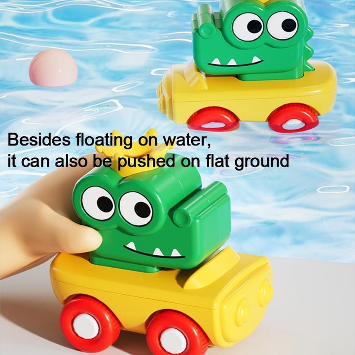 Baby Bath Water Play Shower Duck Interactive Toy Set, Version:Battery