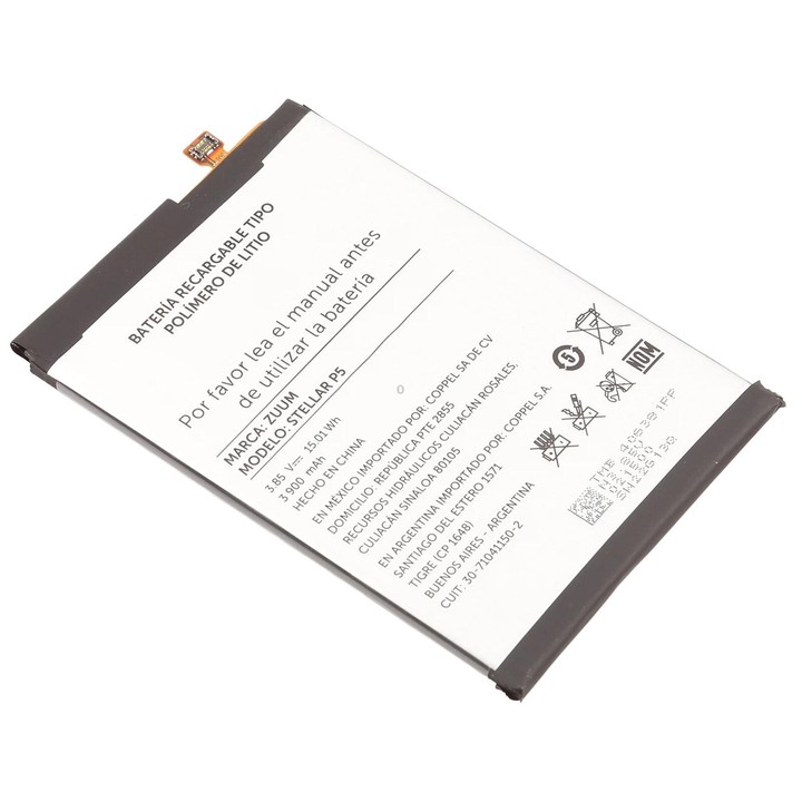 For Zuum Stellar P5 3900mAh Stellar P5 Battery