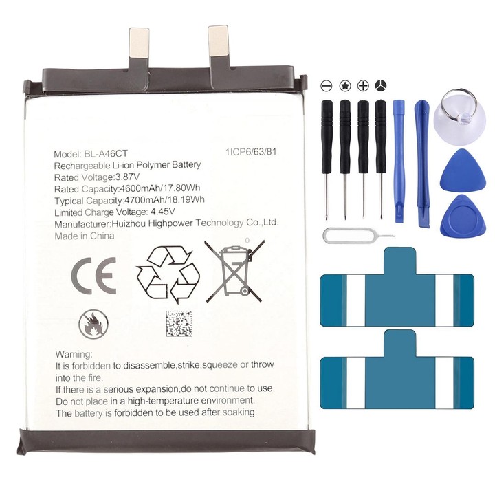 For General Mobile GM 20 Pro / GM 9 Pro 4700mAh BL-A46CT Battery