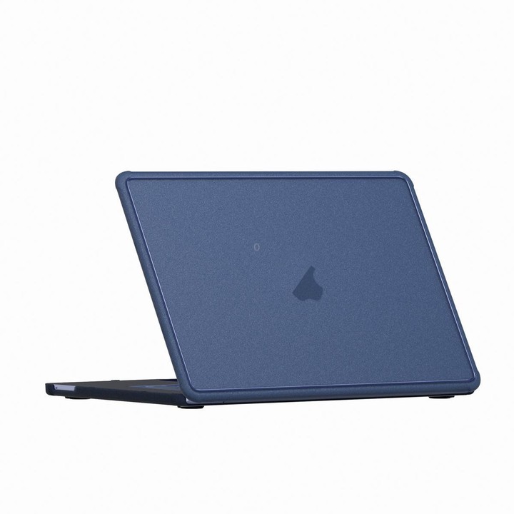 For MacBook Neo 13 inch 2026 A18 Pro A3404 Crystalline Matte Texture PC Edge Laptop Protective Case(Indigo)