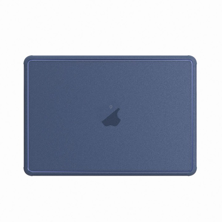For MacBook Neo 13 inch 2026 A18 Pro A3404 Crystalline Matte Texture PC Edge Laptop Protective Case(Indigo)