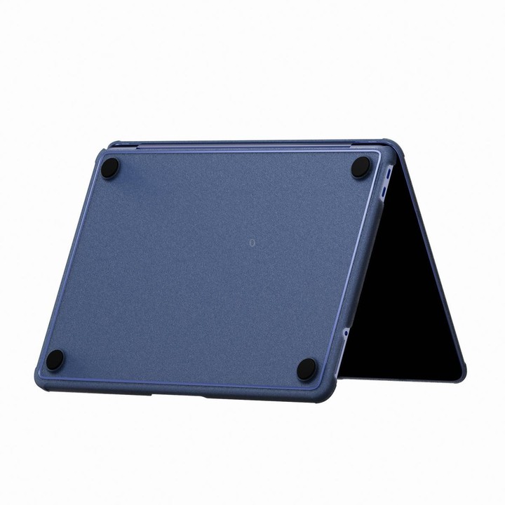 For MacBook Neo 13 inch 2026 A18 Pro A3404 Crystalline Matte Texture PC Edge Laptop Protective Case(Indigo)